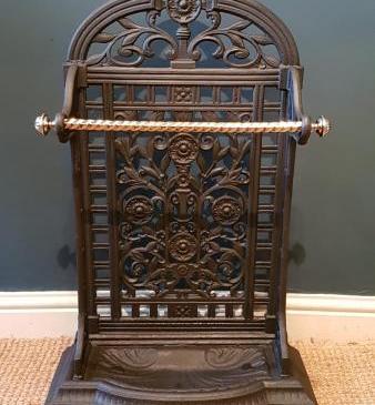 Superb Quality Victorian Cast Iron Stick Stand 