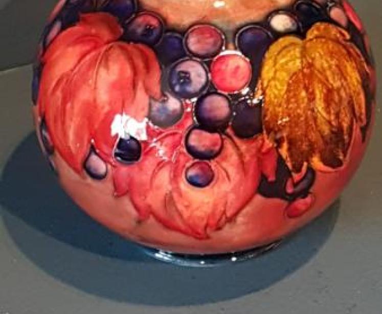 Moorcroft Leaf and Berries Flambé Vase  - Image 4