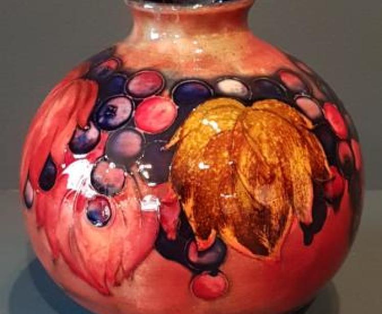 Moorcroft Leaf and Berries Flambé Vase  - Image 6