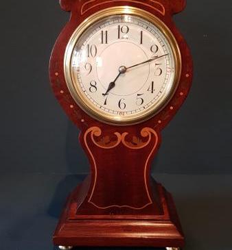 Fine Quality Edwardian Inlaid Mantel Clock 