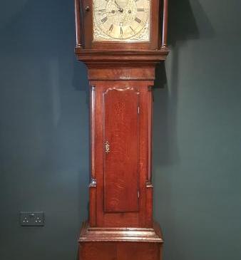 George III Oak Lancaster Longcase Clock