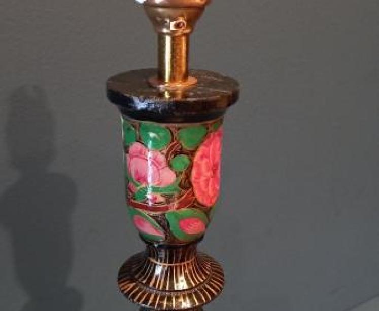 Edwardian Period Kashmiri Table Lamp - Image 4