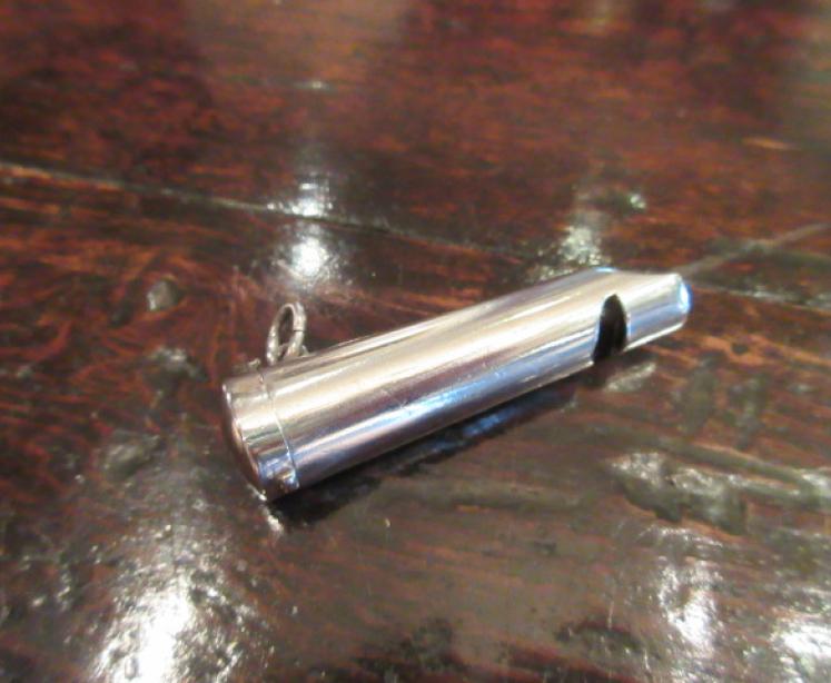 Edwardian Period Silver Novelty Whistle/Vesta Case - Image 1