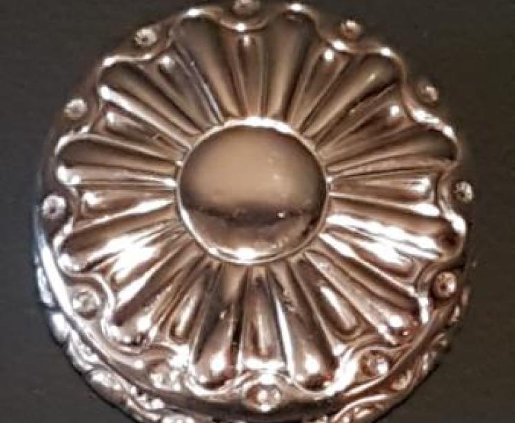 Victorian Silver Sunburst Box - Image 4