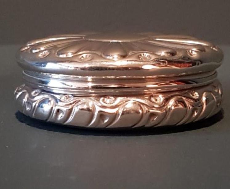 Victorian Silver Sunburst Box - Image 6