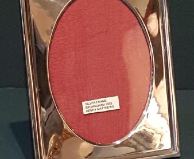 George V Silver Photo Frame by Henry Matthews - Image 1