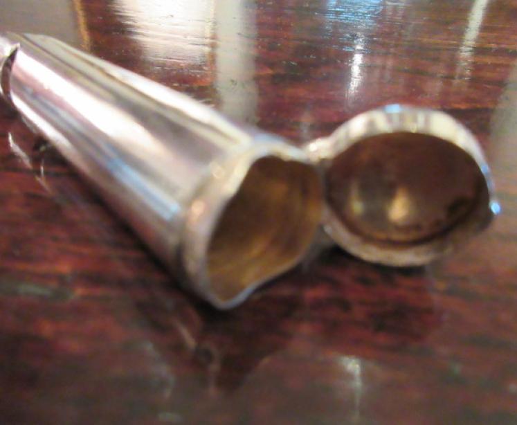 Edwardian Period Silver Novelty Whistle/Vesta Case - Image 4