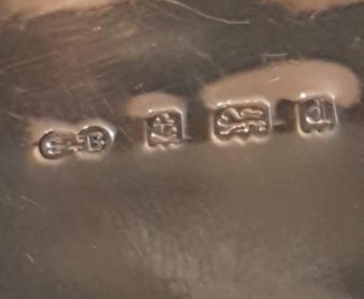 Victorian Silver Floral Design Pill Box - Image 5