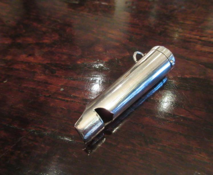 Edwardian Period Silver Novelty Whistle/Vesta Case - Image 5