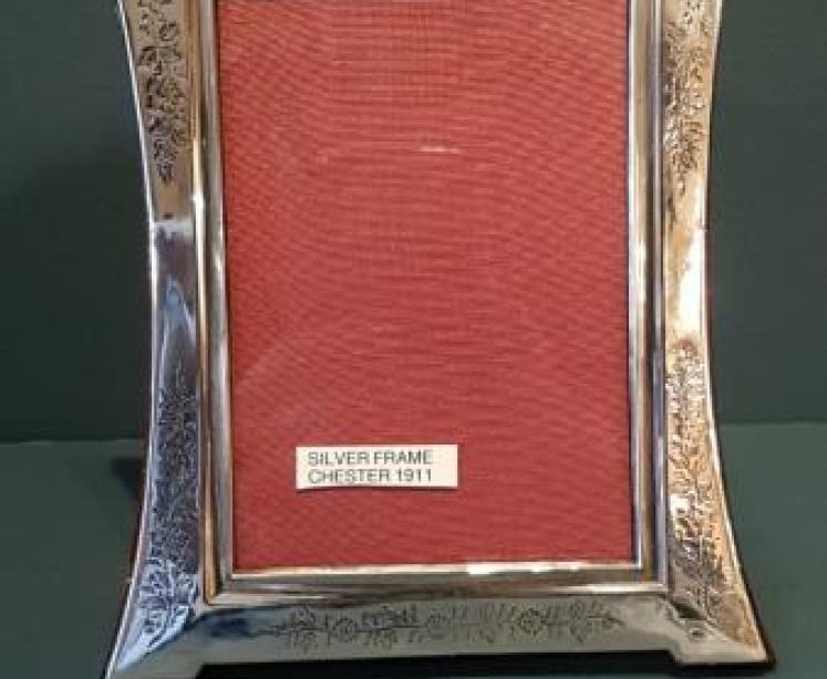 Edwardian Chester Silver Photo Frame - Image 6