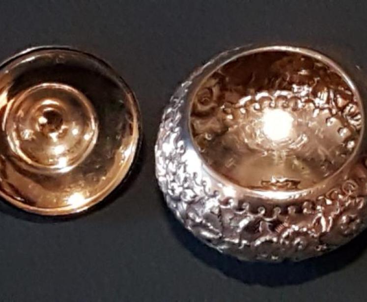 Victorian Silver Ring Pot - Image 2