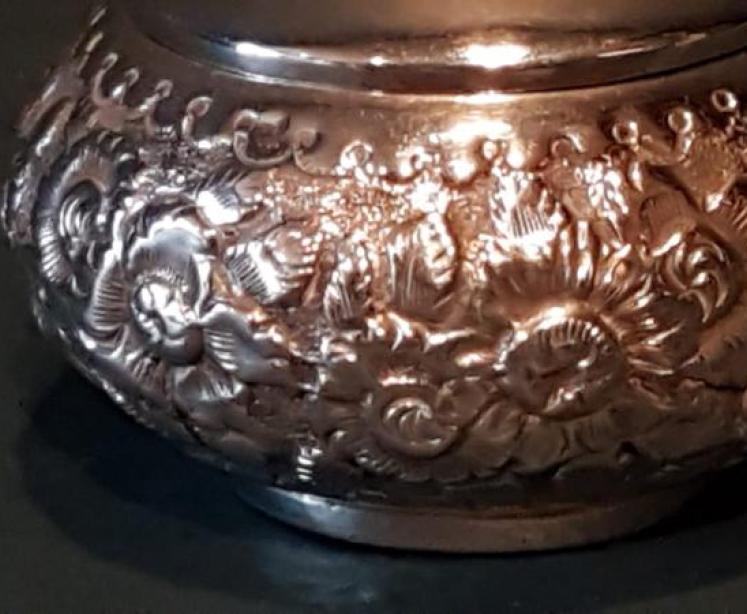 Victorian Silver Ring Pot - Image 6