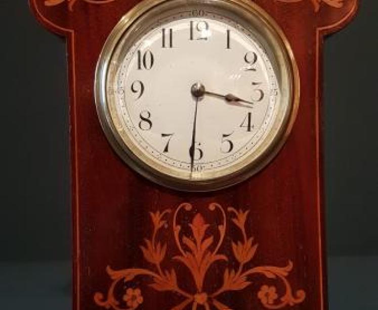Fine Quality Inlaid Mahogany Mantel Clock - Image 2