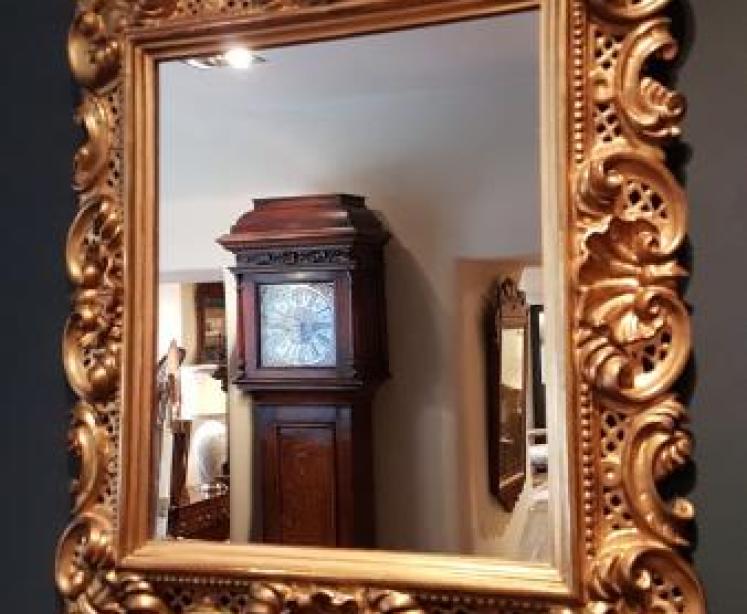 Victorian Timber Gilt Florentine Mirror - Image 3