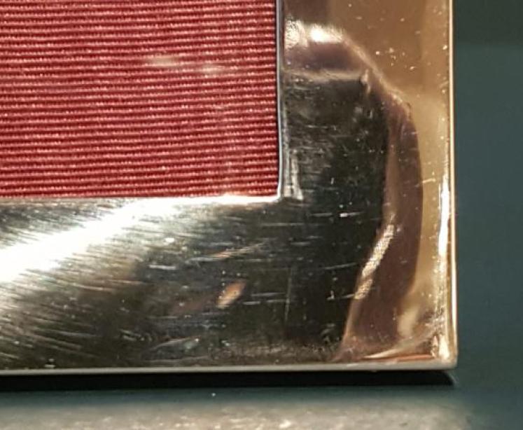 George V Silver Photo Frame by Walker & Hall - Image 4