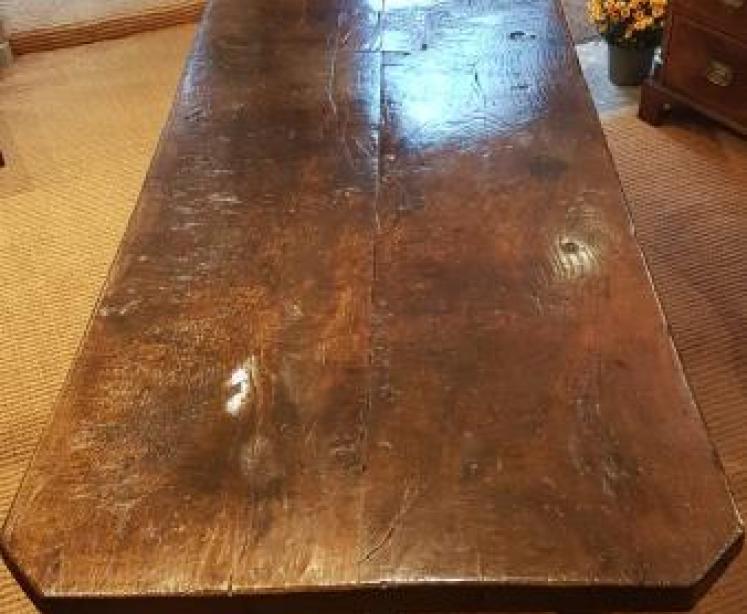 George III Oak Farmhouse Refectory Table - Image 2