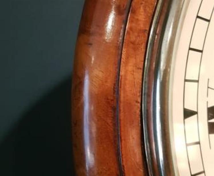 George V Single Fusee English Dial Clock - Image 7