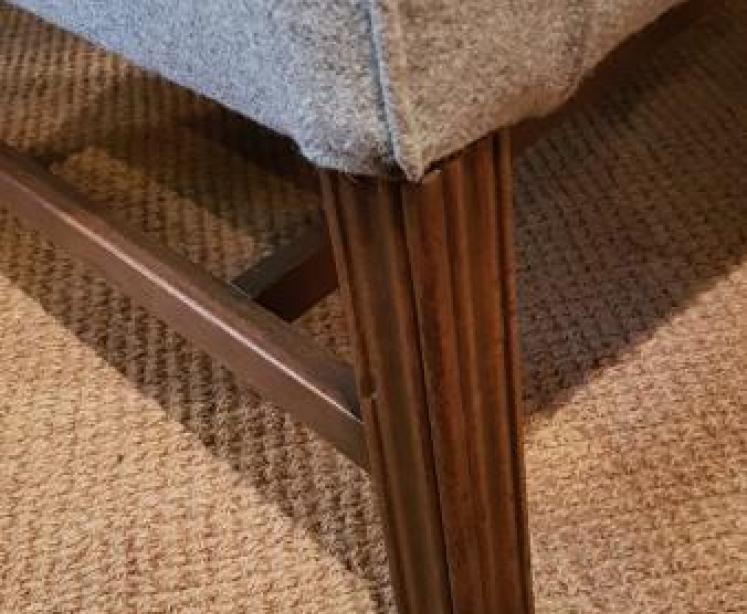 George III Wing Back Arm Chair - Image 2