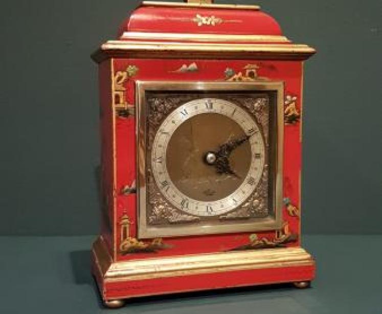 Elliot London Chinoiserie Mantel Clock - Image 1