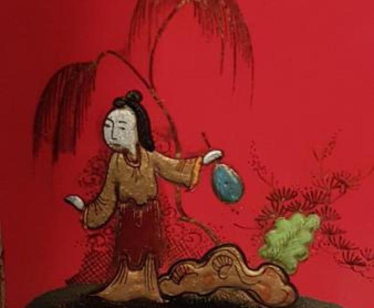 Elliot London Chinoiserie Mantel Clock - Image 5