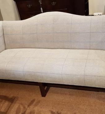 Chippendale Revival Hump Back Sofa