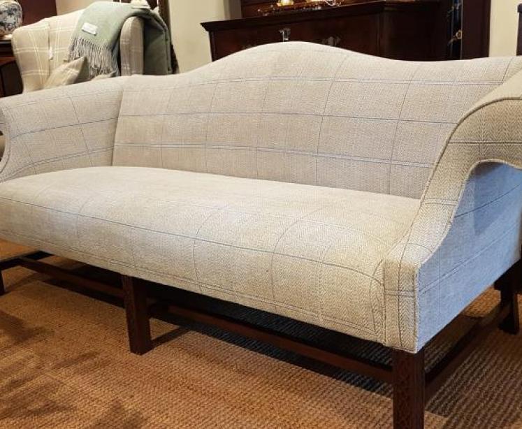 Chippendale Revival Hump Back Sofa - Image 3