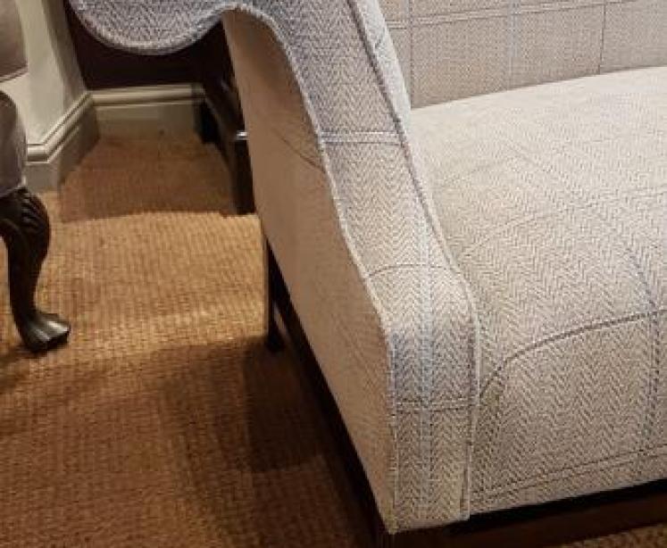 Chippendale Revival Hump Back Sofa - Image 6