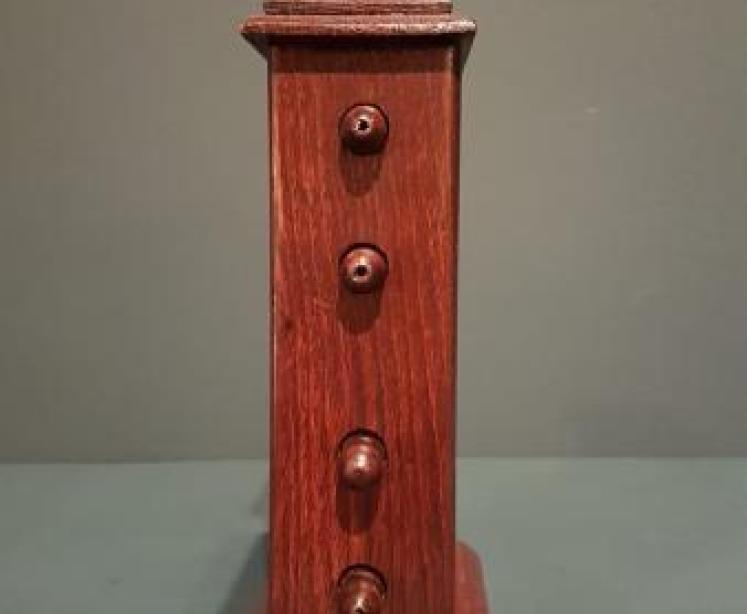 Edwardian Solid Oak Perpetual Desk Calendar - Image 3