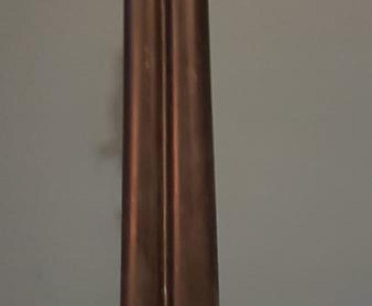 Late Victorian Decorative Brass and Cast Iron Table Lamp - Image 3