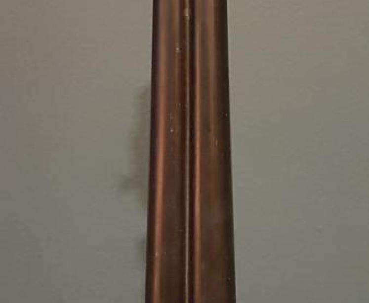 Late Victorian Decorative Brass and Cast Iron Table Lamp - Image 5