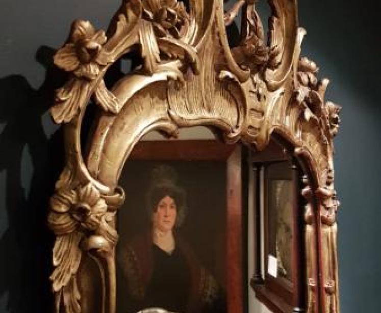 Late Victorian Plaster Gilt Mirror - Image 5