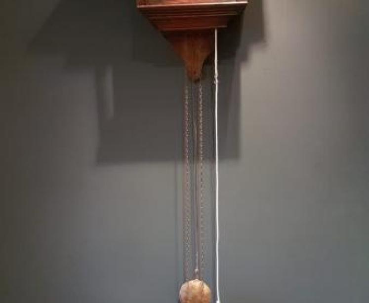 Rare George II Oak Hooded Wall Clock - Image 2