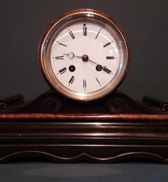 Victorian Slate and Marble Mantel Clock