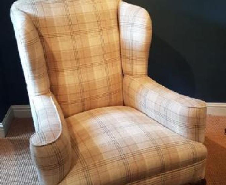 Victorian Wing Back Arm Chair - Image 1