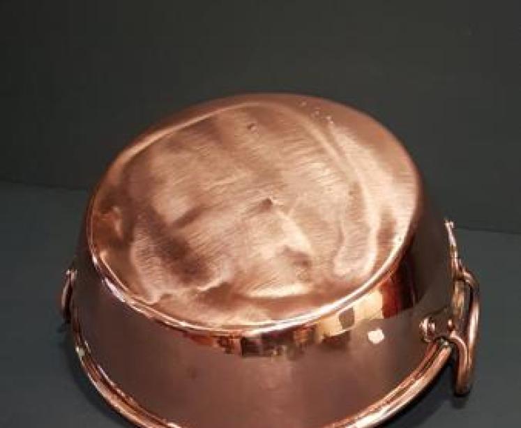 Early Victorian Copper Cream Pan - Image 3