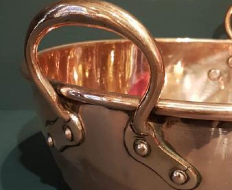 Early Victorian Copper Cream Pan - Image 6