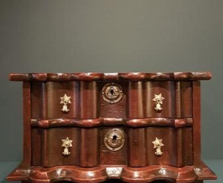 George I Oak Table Top Chest  - Image 1