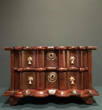 George I Oak Table Top Chest 