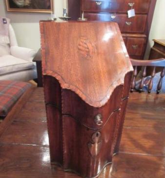 Superb George III Period Inlaid Knife Box