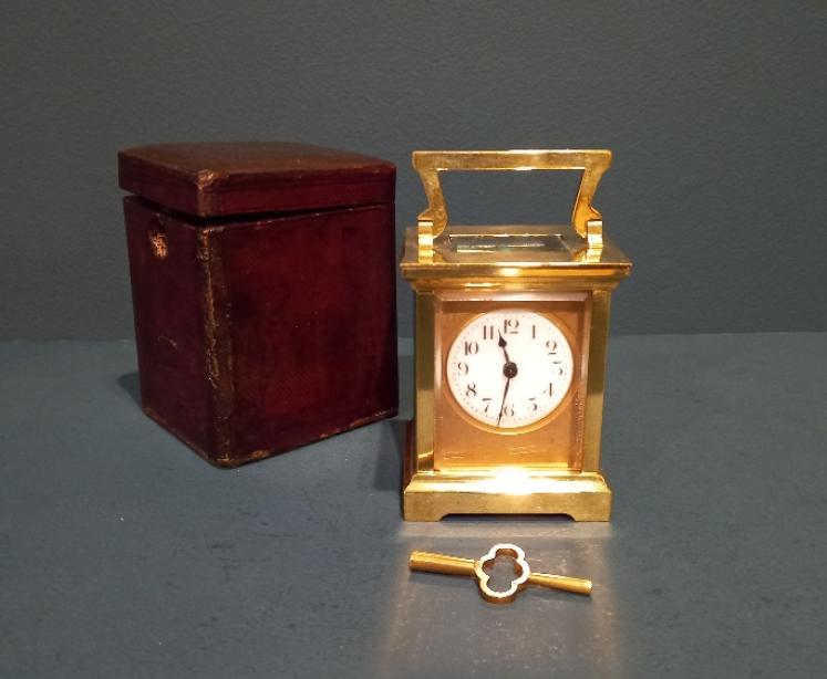Fine 19th Century French Carriage Clock in Case - Image 1