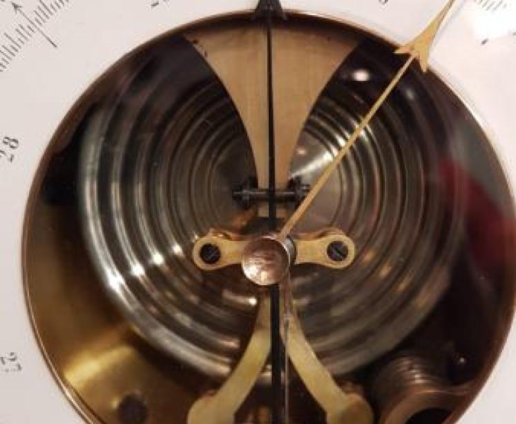 Early Oak Cased Ships Barometer - Image 6