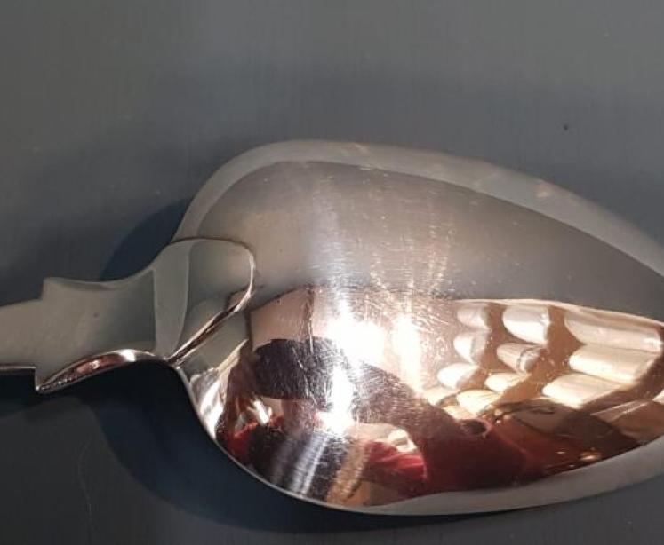 Georgian Exeter Silver Rat Tail Hash Spoon - Image 5