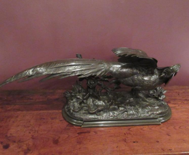 Superb 19th Century Bronze 'Golden Pheasant' - Image 1