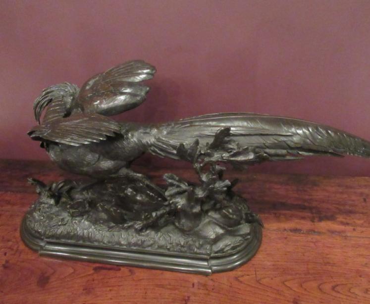 Superb 19th Century Bronze 'Golden Pheasant' - Image 2