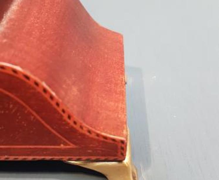 Fine Quality Inlaid Mahogany Barometer with Crescent Thermometer - Image 5