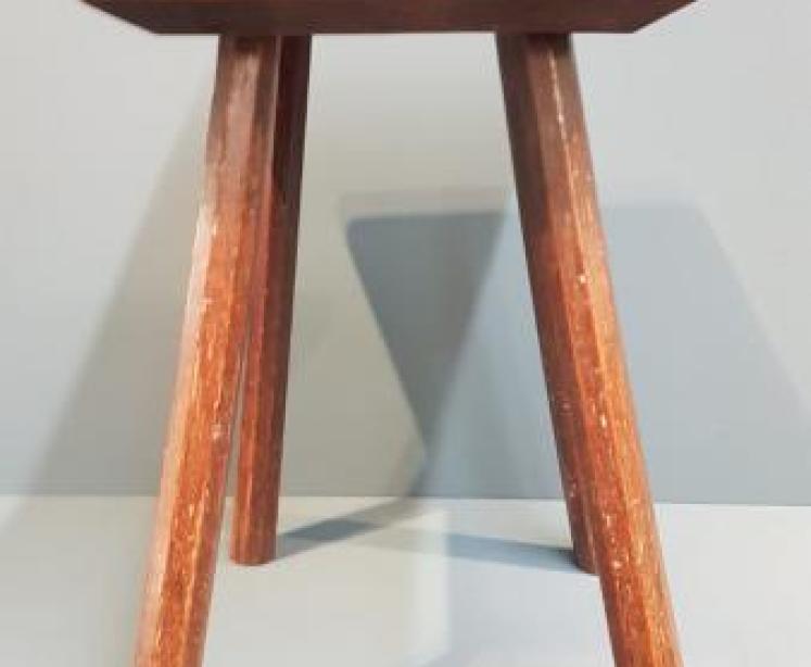 Late Georgian Ash and Elm Stool - Image 5