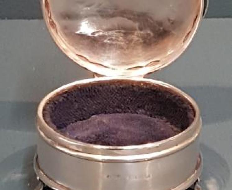 George V Silver Ring Box - Image 3