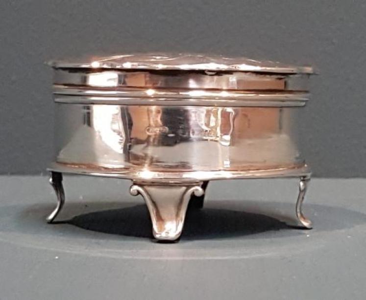 George V Silver Ring Box - Image 4