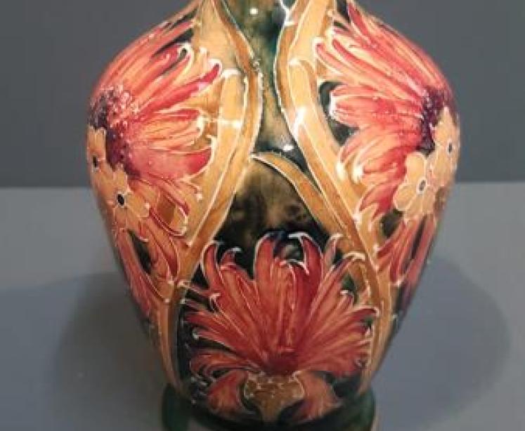 Superb Moorcroft Cornflower Vase - Image 6
