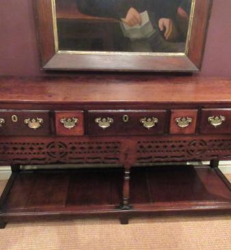 Superb George II Period Potboard Dresser Base